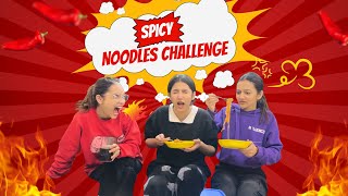 Spicy noodles challenge  Fatima nay ki cheating  Rabia Faisal  Sistrology [upl. by Emerick]