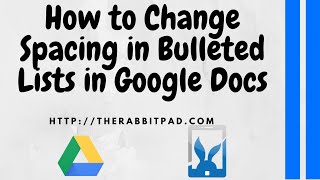 How to Change Spacing in Bulleted and Numbered Lists [upl. by Anegroeg]