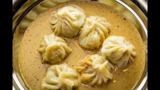 Momo ko Jhol SoupSauce for Nepali Dumplings Recipe [upl. by Llenrap]