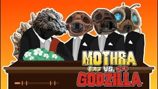 Mothra vs Godzilla  Coffin Dance Meme Song Cover [upl. by Peer44]