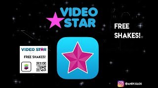 FREE VIDEO STAR QR CODES 10 Shakes PLUS TUTORIAL [upl. by Sawyor]