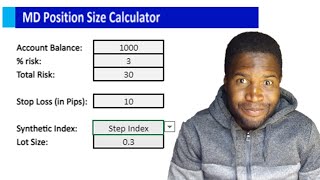 How To Calculate Lot Sizes On Synthetic Indices Easily [upl. by Nonnelg]