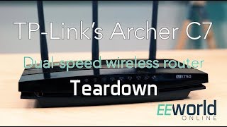 TPLink’s Archer C7 wireless router Teardown [upl. by Renny]