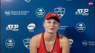 Dayana Yastremska ‘I really wanted to finish that match’  2020 Cincinnati Press Conference [upl. by Franciskus224]