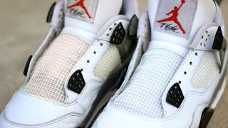 RESTORATION HOW TO UNYELLOWCLEAN JORDAN 4 NETTING [upl. by Vaios]