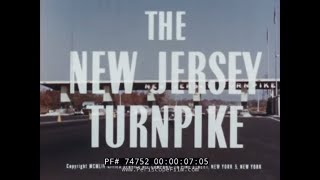 NEW JERSEY TURNPIKE SUPER HIGHWAY 1950s NEWSREEL 74752 [upl. by Shieh]