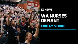 Hundreds of elective surgeries in WA are being cancelled as nurses push ahead with strike ABC News [upl. by Pennie]