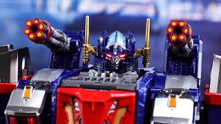 【Transformers stop motion】Diaclone DA14 Big Powered GV combining review [upl. by Xxam202]