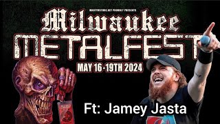 Jamey Jasta Talks Milwaukee Metalfest 2024 [upl. by Sky33]