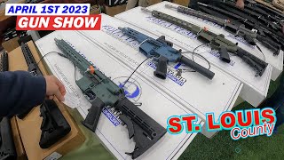 April 1st 2023 Gun Show Fenton MO Big St Louis County Gun Show HiPoint JXP 10 MM  556 upper [upl. by Waddle598]