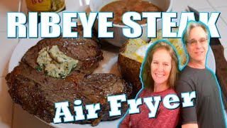 How To Make Ribeye Steak in the Air Fryer [upl. by Ynoep]