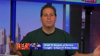 GMFB Previews Tonights Matchup Between Bengals and Ravens [upl. by Irahc734]