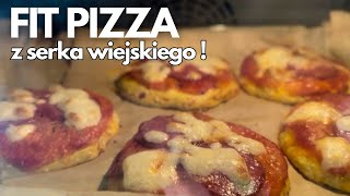 Zdrowa PIZZA z serka wiejskiego proteinowa Zrobisz w 15 minut [upl. by Auqenes943]