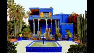 Majorelle Garden Marrakech  Yves Saint Laurent Home [upl. by Inge]