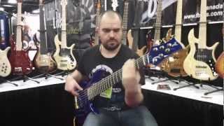 Bartozzi Wojciechowski  FBass Booth  Namm 2012  BN6 Alain Caron Replica [upl. by Kokaras]