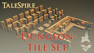 TaleSpire  Tile Set Overview  Dungeon [upl. by Freddi]