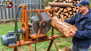 25 MindBlowing Firewood Processing Machines in Action  Homemade Modern Chainsaw Machines 4 [upl. by Ardnoid280]