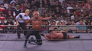 Goldberg vs Hollywood Hogan  WCW Championship Match Nitro July 6 1998 [upl. by Adnaram]