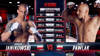 KSW Free Fight Paweł Pawlak vs Damian Janikowski  KSW 69 [upl. by Sherlock]