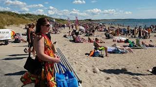 Falkenberg beach Sweden july 2022 [upl. by Dlaner494]