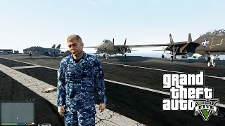 GTA V AIRCRAFT CARRIER  Working quotAircraft Carrierquot GTA 5 Mod [upl. by Neelac]