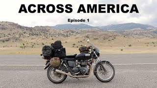 Motorcycling Across America US  EP1  NY to WA [upl. by Aneehsat]