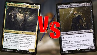 Krrik Vs Trostani 1v1 EDHCMDR Gameplay [upl. by Colver]