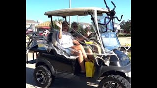 Jamaica Beach Halloween Golf Cart Parade October 26 2024 [upl. by Adnamor803]