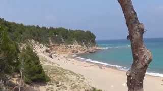 Playa naturista El Torn Tarragona  Costa Dorada naturist Beach [upl. by Nueormahc216]