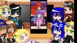 MLB cast react to MARINETTE as BLOOM and SKY as ADRIAN WINXCLUB [upl. by Enelaehs]