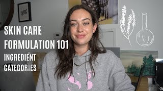 Skin Care Formulation 101 Ingredient Categories [upl. by Akeyla]