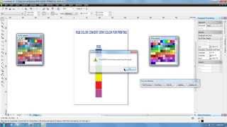 1 RGB to CMYK conversion  color conversion how to convert rgb colors to cmyk in coreldraw [upl. by Ariayek410]