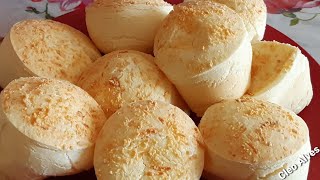 pão de queijo de liquidificador fácil rápido pronto em minutos [upl. by Wyon]