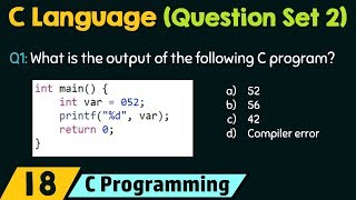 C Programming Important Questions Set 2 [upl. by Yuille]