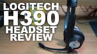 Logitech Clear Chat Comfort H390 USB Headset Review  Test [upl. by Caesar]