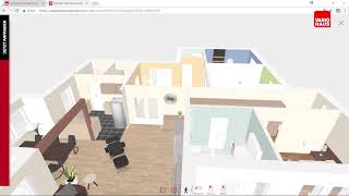 Roomle Tutorial  Grundriss planen Teil 1 [upl. by Brinkema]