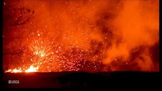 Kīlauea Volcano — Whirlwind Above Fissure 8 [upl. by Gregor374]