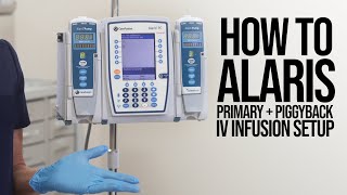 Alaris Pump Introduction with Primary and Secondary IV Infusion Programming [upl. by Ilocin]