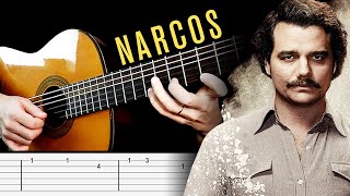 TUYO Guitar Tab Tutorial Narcos  Rodrigo Amarante Guitar Cover [upl. by Aisek636]