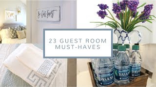 23 Guest Room MustHaves  House Guest Prep [upl. by Clarkin]