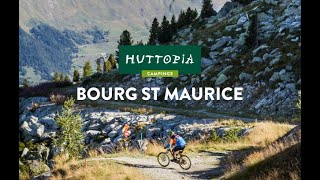 Camping Huttopia Bourg Saint Maurice  Visite virtuelle en Savoie [upl. by Ainaznat]