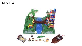 LEGO Adventurers Amazon Ancient Ruins Review Set 5986 [upl. by Neale]