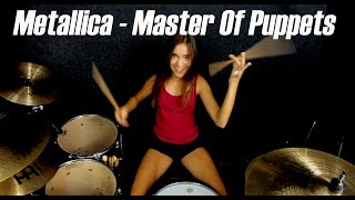 Metallica  Master Of Puppets  Drum Cover By Nikoleta  13 years old [upl. by Stig192]