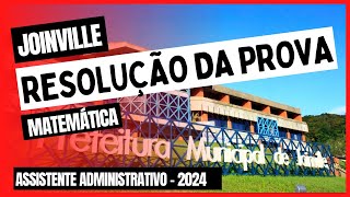 Assistente Administrativo  Prefeitura de Joinville 2024 [upl. by Eneryt]