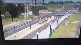 Galesburg il rail cam [upl. by Ognimod]