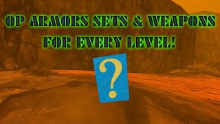 AQ3D Most OP Armor Sets amp Weapons For ANY Level AdventureQuest 3D [upl. by Oesile877]