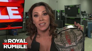 Mickie James reflects on historic Royal Rumble appearance WWE Digital Exclusive Jan 29 2022 [upl. by Harriett207]