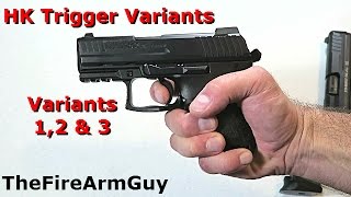 HK Handguns  Trigger Variants  TheFireArmGuy [upl. by Suehtomit]