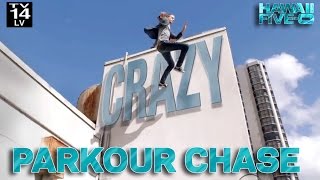 Hawaii Five0 Parkour Chase with Jesse La Flair [upl. by Enahpets]