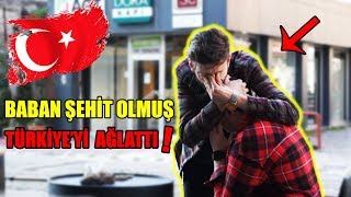 İDLİBDEN ŞEHİT HABERİ GELMESİ   AĞLATAN SOSYAL DENEY [upl. by Karlow777]